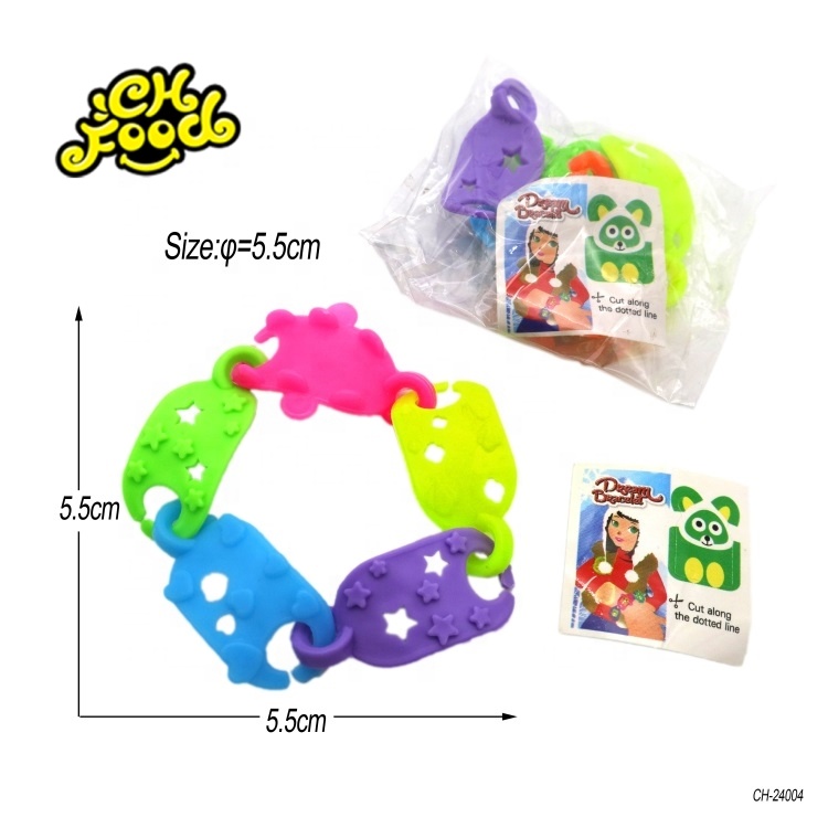 Girls DIY Assembled Bracelet Plastic Toys For Surprise Egg
