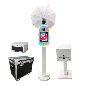 บูธ DSLR สำหรับ ipadwith ความสว่างสูงไฟวงแหวน LED รูปวงรีมีกรอบเครื่องพิมพ์ใช้ได้กับกล้อง SLR - Product Image 5
