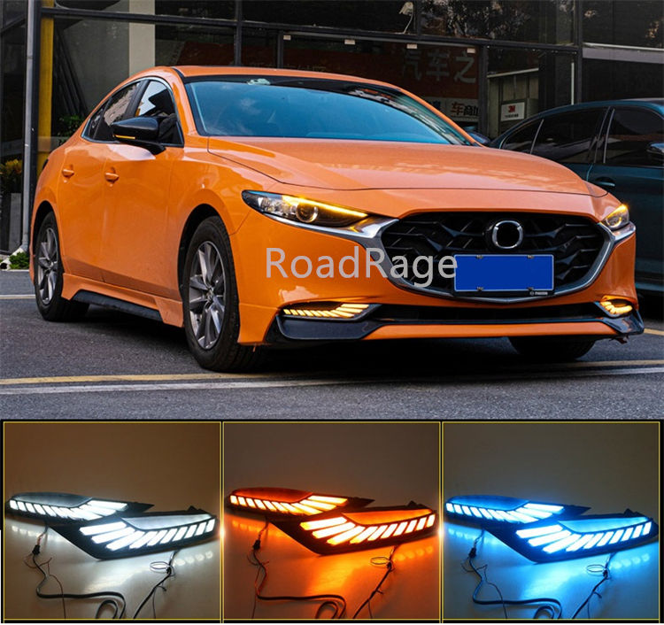 Blanco + ámbar + azul