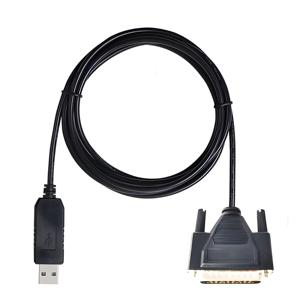 OEM/ODM PLC cavo di programmazione 1.8M USB RS232 a DB25Pin con PVC giacca per uso industriale - Product Image 3