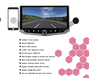 Android Auto for Toyota Previa XR50 <strong>3</strong> III <strong>Estima</strong> 2006-2019 Car Radio Multimedia Video Player Navigation GPS 4G WiFi Stereo - Product Image 4