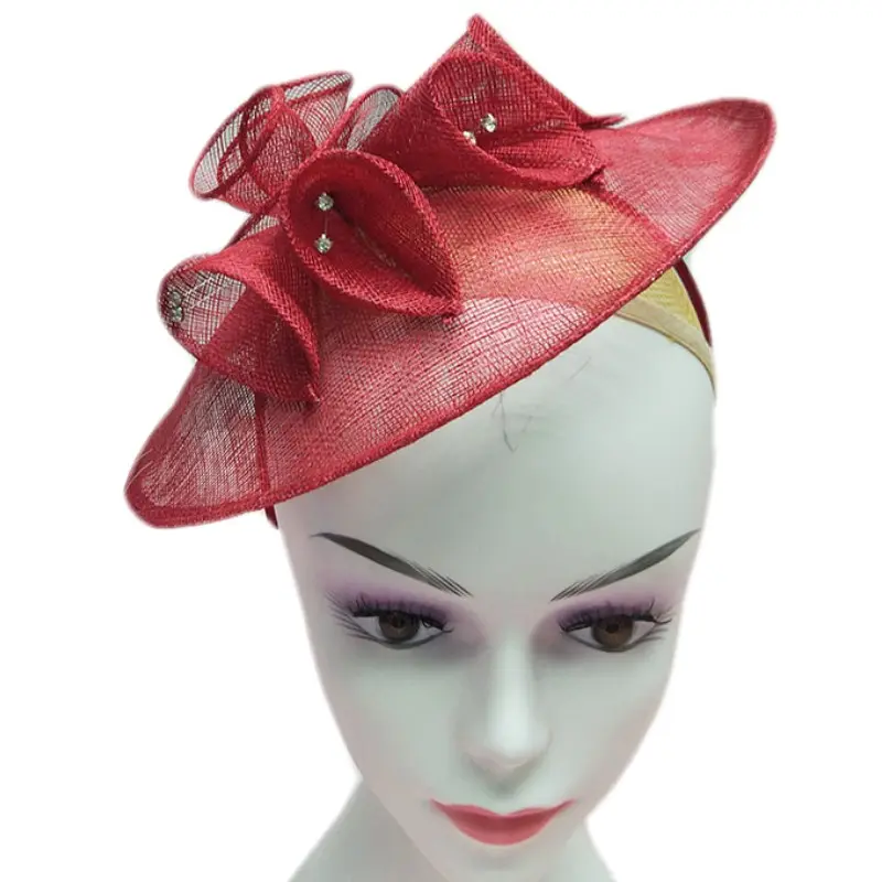 Cappello di Fascinator Del Fiore Della Piuma Della Maglia Netta Kentucky Derby Tè Del Partito Headwear con la Clip di Capelli e Hairband per Le Donne o Ragazza