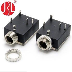 Iplik Stereo jak ile 3.5 PJ-324M mm 3Pin 5Pin DIP sağ açı DC12V 1A ses jakı - Product Image 3