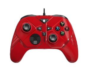 Controlador de juegos con cable de motor de vibración para PC y XOne multifunción con programación macro