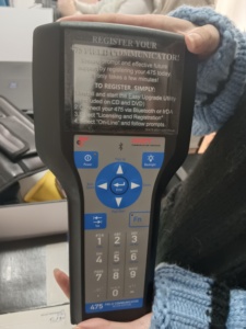 Emerson Original HART 475 Portable Field Communicator Electronic Power with Lithium Battery for Calibration and Diagnostics - Product Image 3