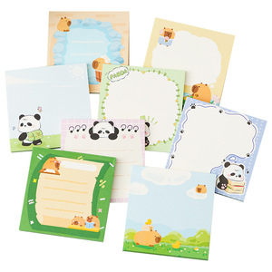 Ingrosso cartone animato carino Panda 50 fogli di note gli studenti frequentano le note di nota del taccuino di classe In magazzino - Product Image 1