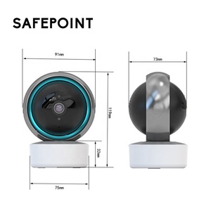 SAFEPOINT HSC001 2MP Tuya APP Nachtsicht Zwei-Wege-Audio CCTV HD Home <span class=keywords><strong>Security</strong></span> Innen netzwerk IP Wifi-Kamera