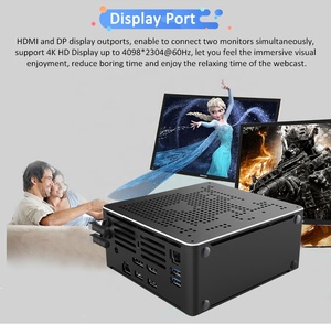 Ubuntu Mini Server PCキューブXeon 2176M 2 * DDR4 W-10885M ECC RAM Win11 Mini Gaming PC 2Lansデスクトップコンピュータ2286M Webサーバーホスト - Product Image 6