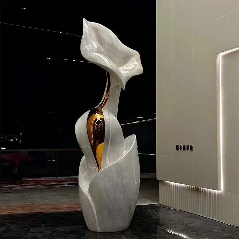 Sculpture du centre d'exposition de la maison d'échantillons de Baihua ban