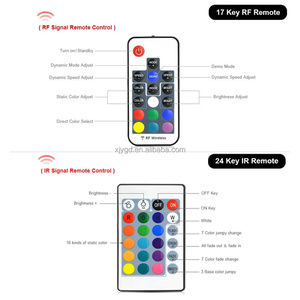 DC 5-24V USB LED-Licht leisten regler RGB-Funk fernbedienung IR-Fernbedienung HF-Steuerung Für LED-Licht leiste Home Decoration - Product Image 2