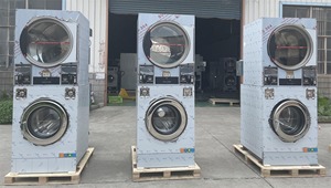 Coin <strong>Operated</strong> Laundry Washing Machine , Fully Automatic Washing Machine With Drying Commercial Laundry Machines for Business - Product Image 2
