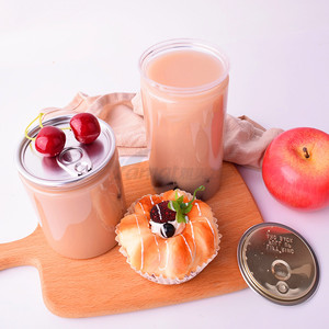 Çekme halkası plastik şişeler 250ml 300ml 350ml 400ml 500ml 700ml 1000ml meyve suyu Soda su çay PET halka çekme Top ile olabilir - Product Image 1