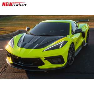 High Quality MBJ Style Carbon Fiber Hood Trim Chevrolet <strong>Corvette</strong> C8 C8 Modification Upgrade New Condition Front Engine Hood Trim - Product Image 4