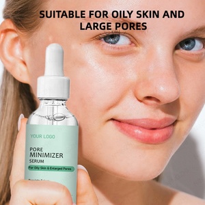 Yüz gözenek kontrolü için özel etiket Vegan gözenek Minimizer Serum küçülen sıkma gözenekleri rafine cilt dokusu minizing - Product Image 6