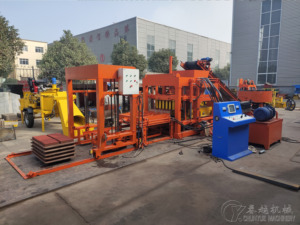 Полностью автоматическая машина для производства QT4-25B кирпича, машина для формования бетонных блоков, производственная линия для производства Цементных Блоков - Product Image 5
