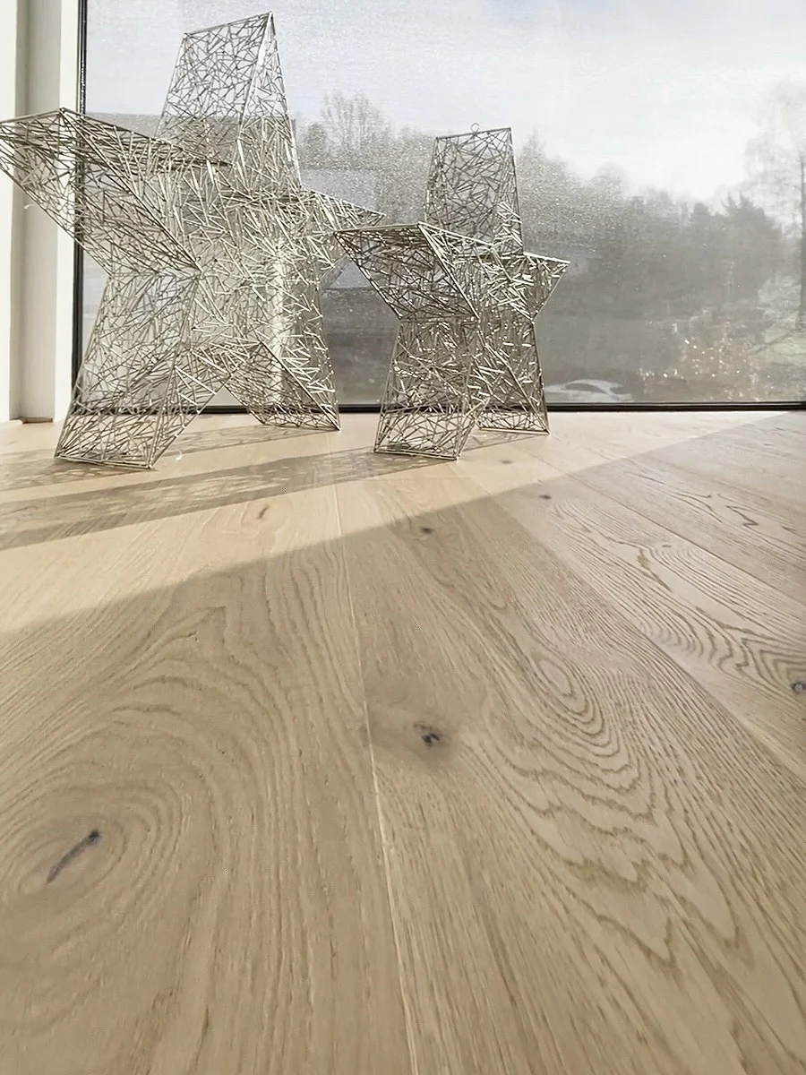 1900x240 oak pure three-layer brushed log color