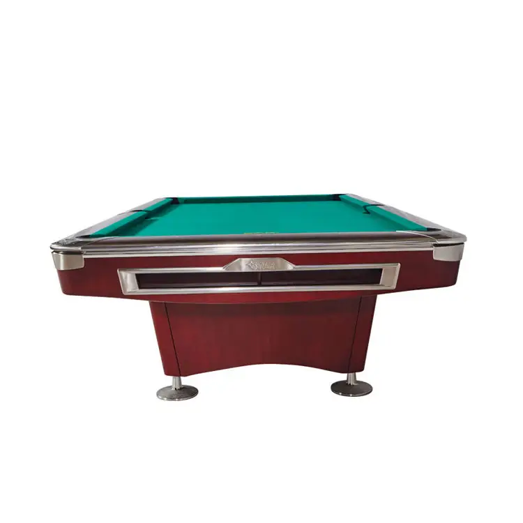 Moda venda quente 9ft indoor bilhar tabela oem coreia japonesa 8 pés 10ft aço sólido de madeira borracha almofada snooker pool table