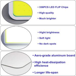 Rgb led noktası piksel ışık smd 3 rgbw rüya renk 12v parlak arka kızılötesi ws2801 kenar aydınlatma kare led modül lamba - Product Image 2