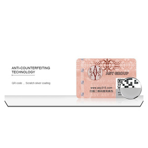 Wholesale Custom Security Scratch Off Stickers Anti-counterfeiting QR <strong>Code</strong> Stickers with Security Thread - Product Image 5