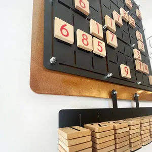 Trò Chơi Hiện Đại Phòng Trang Trí Nội Thất Kim Loại Gỗ <span class=keywords><strong>Sudoku</strong></span> Tường Trò Chơi Trường Nhà Văn Phòng Trang Trí Nội Thất Cho Nhà Tường Trang Trí Nội Thất - Product Image 4