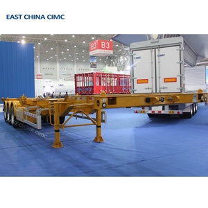 40ft 53ft CIMC מארז מיכל להארכה עם 3 צירים מחיר מפעל קרוואן שלד