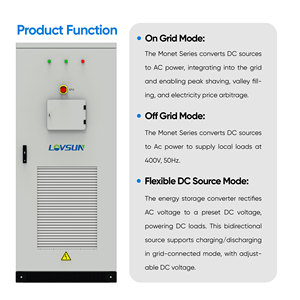 Lovsun 50kw เก็บโวลต์สูงสามเฟส380V 400V Ip64กลางแจ้งอินเวอร์เตอร์พลังงานแสงอาทิตย์บนกริด - Product Image 5