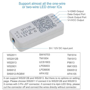 SP110E LEDhue WS2811 SK6812 smart indirizzabile LED RGB RGBW striscia luce blu-dente blu BT dente Pixel led Controller - Product Image 3
