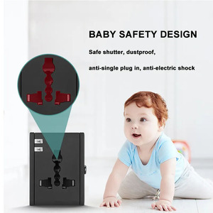Adattatore universale per presa OEM US EU AU UK adattatore da viaggio adattatore multifunzionale per spina del caricatore di alimentazione del trasformatore AC 2100Ma - Product Image 5