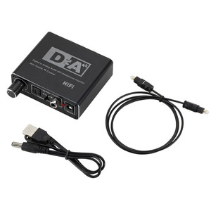 Convertidor de audio Digital a analógico, decodificador amplificador de auriculares con Toslink Coaxial - Product Image 5
