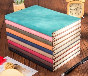 Taccuino personalizzato A5 con copertura in morbida pelle perfetta rilegatura diario aziendale/diario per uso scolastico e regalo - Product Image 2