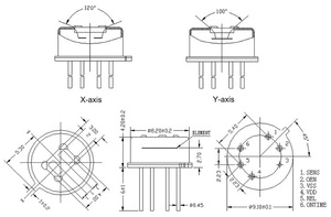Factory Price Digital Passive Infrared <strong>Sensor</strong> NS612 6 Pins Time Adjustable PIR <strong>Sensor</strong> for Smart home - Product Image 2