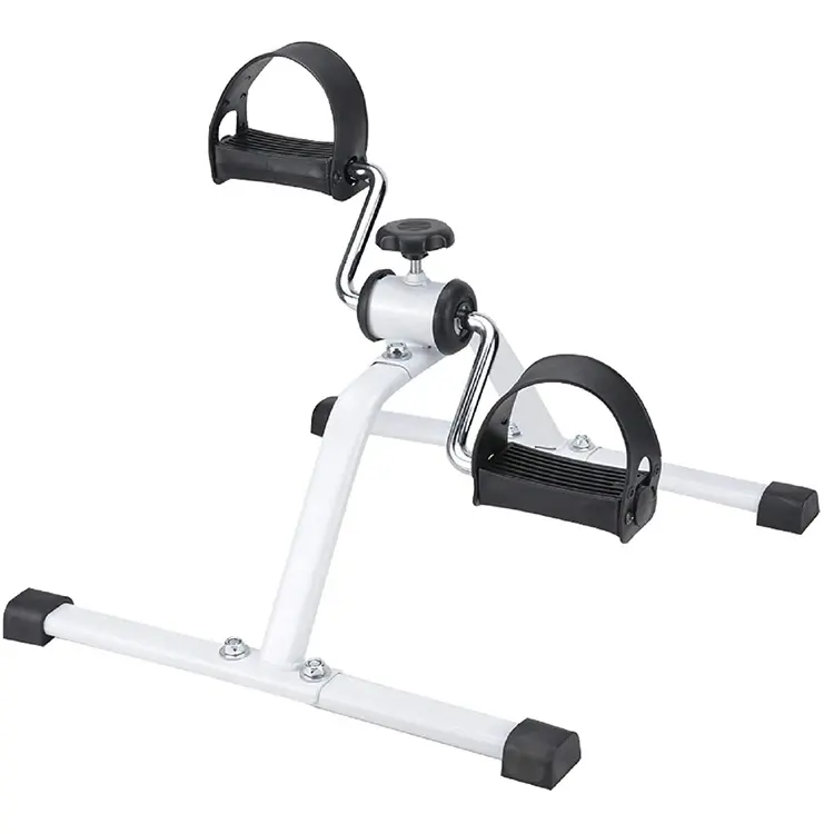 Pedal portátil dobrável para exercícios de bicicleta, mini bicicleta exercitadora de mesa