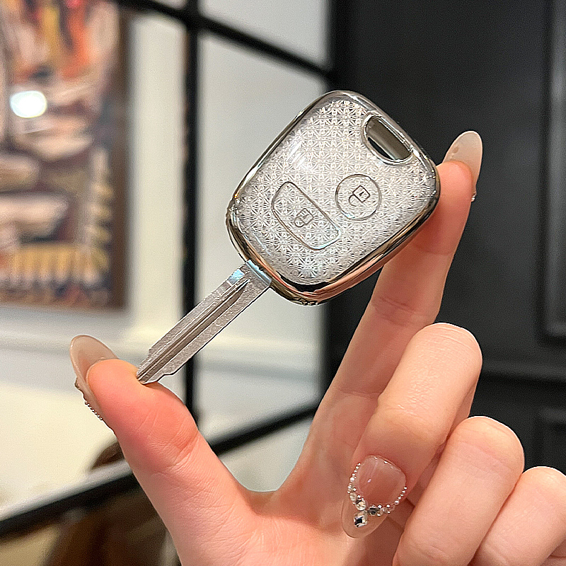 D 2 Boutons Argent
