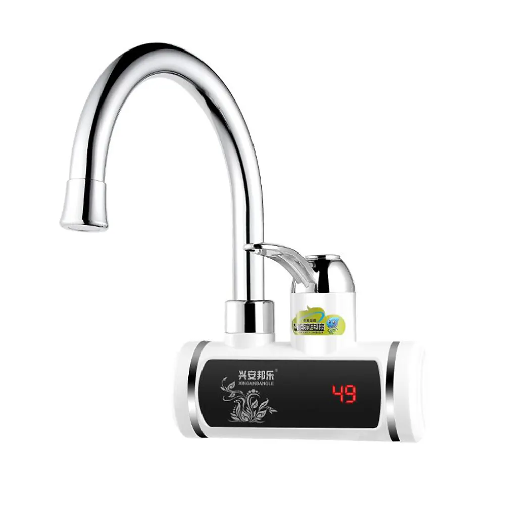 Nuovi rubinetti rubinetto per riscaldamento istantaneo da cucina rubinetto per scaldabagni elettrici con lavello caldo e freddo con Display digitale