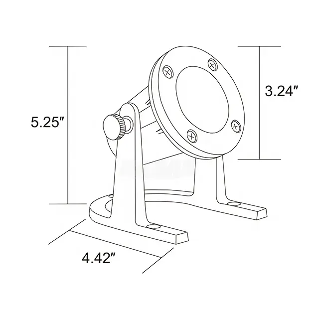 LED fonte subaquática piscina à parte luminária IP68 elenco bronze bronze cliente feito feriado decoração iluminação