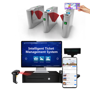 Soluzione controlla l'ordine acquista RFID NFC tickets wristband ticketing system card acceptor qr code flap barrier validator nella stazione degli autobus - Product Image 3