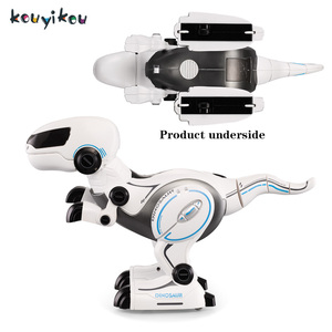 Kouyikou RC恐竜ロボット玩具インテリジェントインタラクティブウォーキングダンスプラスチック漫画リモコン付き