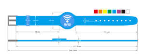 Bracciali RFID in Silicone | Realizzati su misura per parchi di divertimento e controllo accessi per eventi speciali