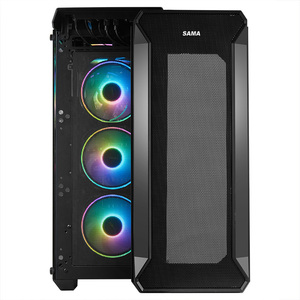 SAMA工場卸売ミッドタワーATXゲーミングPCキャビネットコンピューターケースUSB3.0付き - Product Image 4