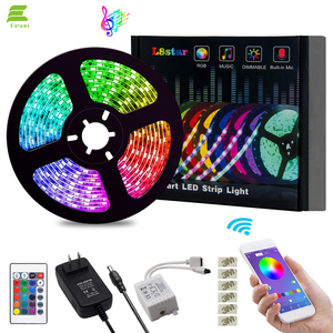 12V Flexible SMD 5050 <strong>RGB</strong> with Controller Sync Light Strips 5m set <strong>Led</strong> Strip Light - Product Image 1
