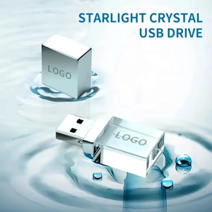 Personalizzato 8GB 3.0 USB 2.0 chiavetta in metallo di cristallo Flash di memoria con Logo Laser personalizzato per fotografi acrilico USB Flash Drive - Product Image 4