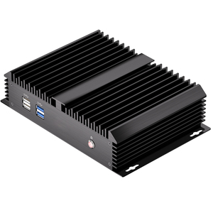 インダストリアルミニPC Fanless Intel I7 5500uデュアルRJ45 LANポート16gb RAM DDR3 X86 Linuxデスクトップ中古組み込みインダストリアルコンピュータ - Product Image 1