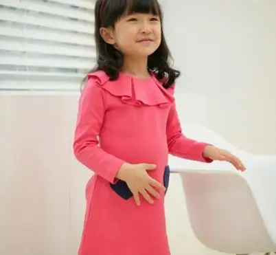 China fabricante Shanghai niños manga larga bonitos vestidos para niñas