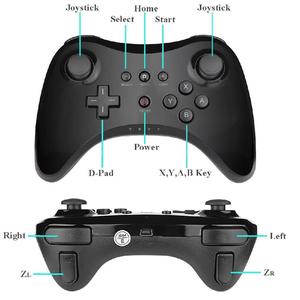 With <strong>USB</strong> Charging Cable for Nintend Wiis U Gamepad Wireless Classic Pro Joystick for Wiis U Pro Controller Analog