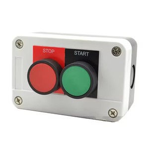 1 scatola XB2 interruttore a due pulsanti di posizione scatola di controllo start stop pulsante piatto due fori pulsante due fori di plastica impermeabile - Product Image 3