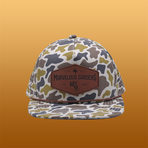 Custom Sublimation Printing Cutting Hole Perforated 5 <strong>Panel</strong> Sport Snapback Cap Leather <strong>Patch</strong> Logo Snapback for Men - Product Image 1