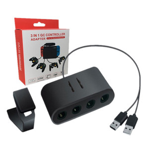 Convertidor de adaptador de controlador USB para PC Adaptador 3 en 1 para GC a Wii U Convertidor de controlador de interruptor de PC - Product Image 1