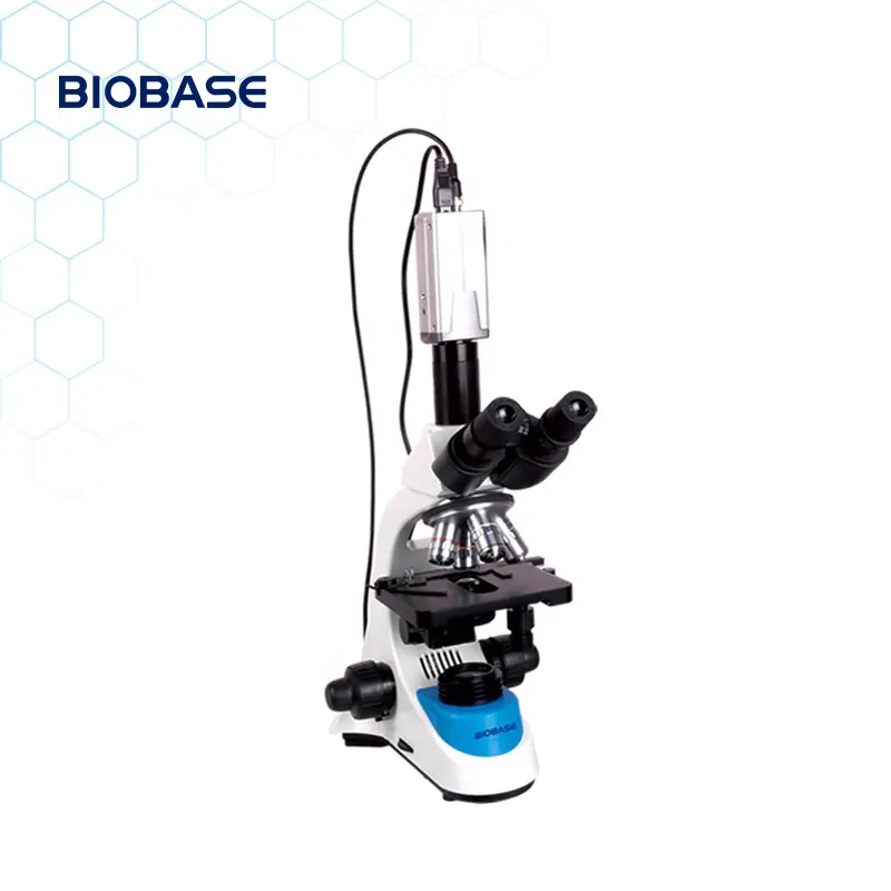 Microscopio de laboratorio BIOBASE, microscopio Digital con cámara y monitor, microscopio para laboratorio