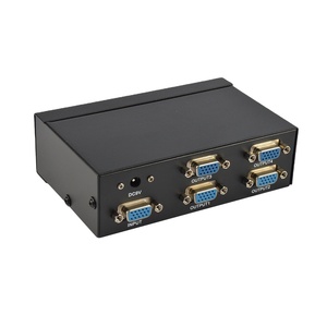 SPLITTER VGA FJGEAR, precio de fábrica, garantía de calidad, ancho de banda de ordenador, 250MHz, 1 entrada, 4 salidas, 1 divisor VGA - Product Image 4