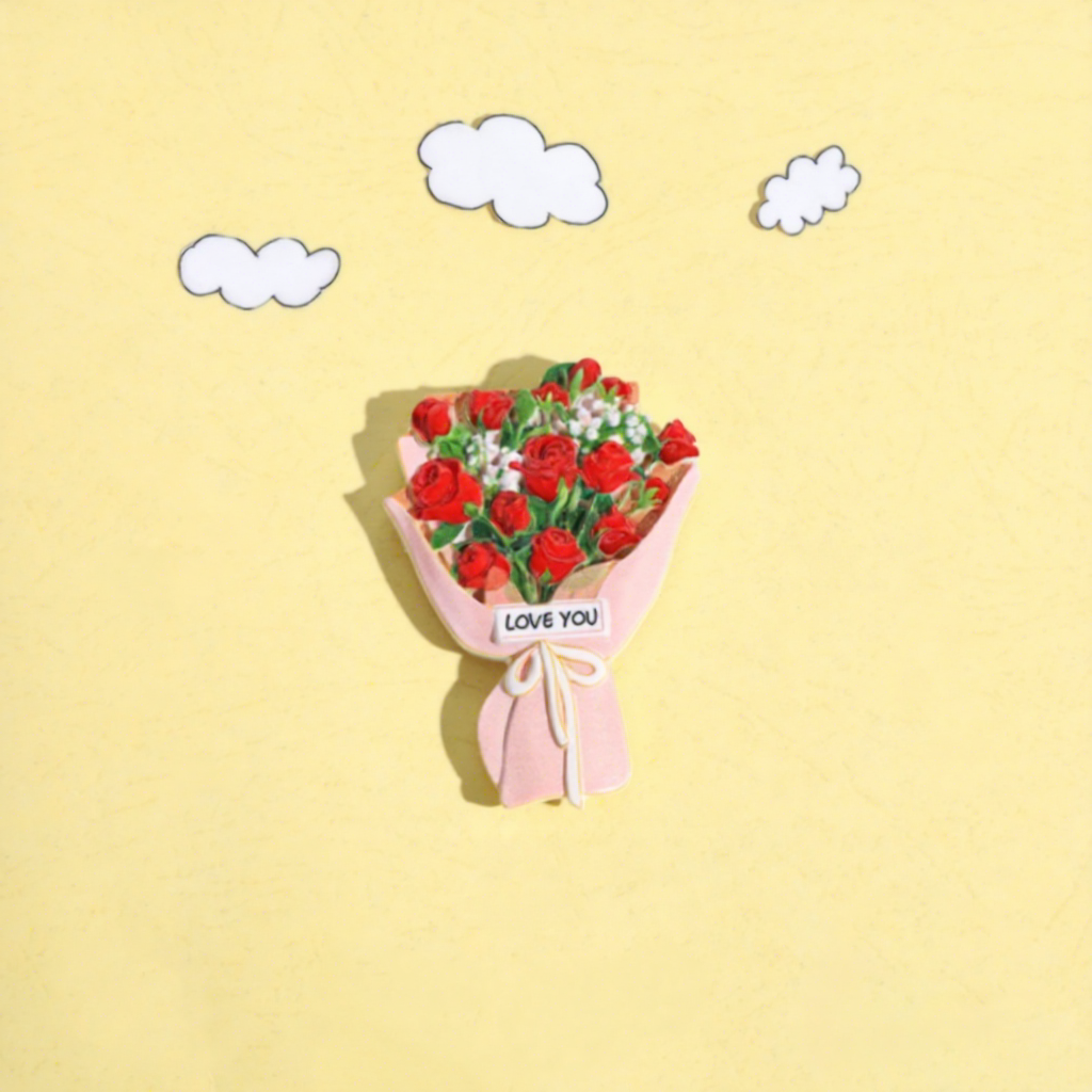 RED-A bunch of roses